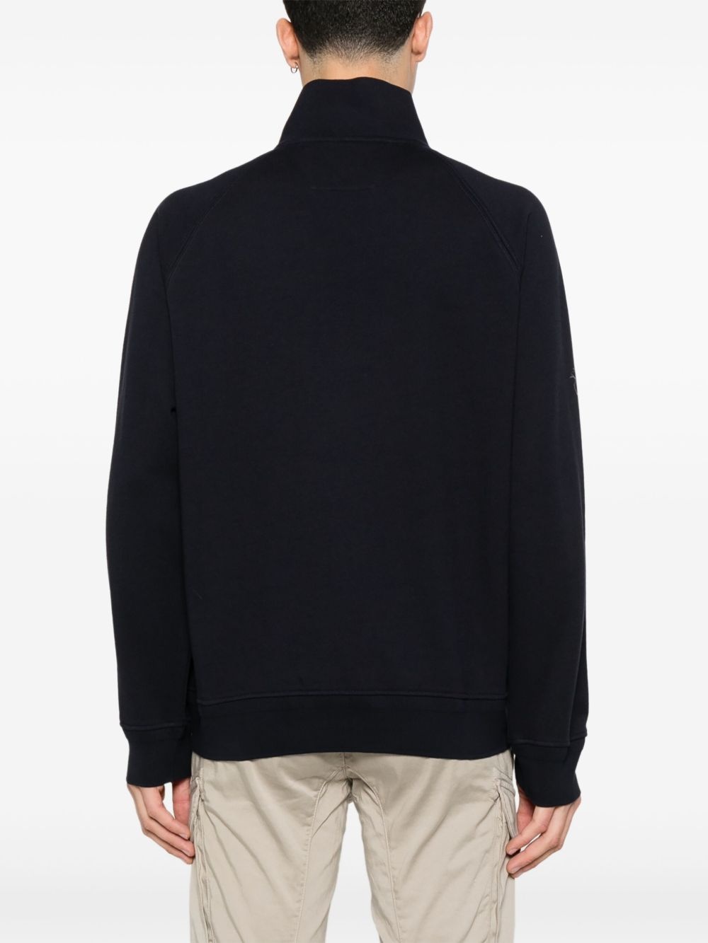 polo-collar sweatshirt - 4