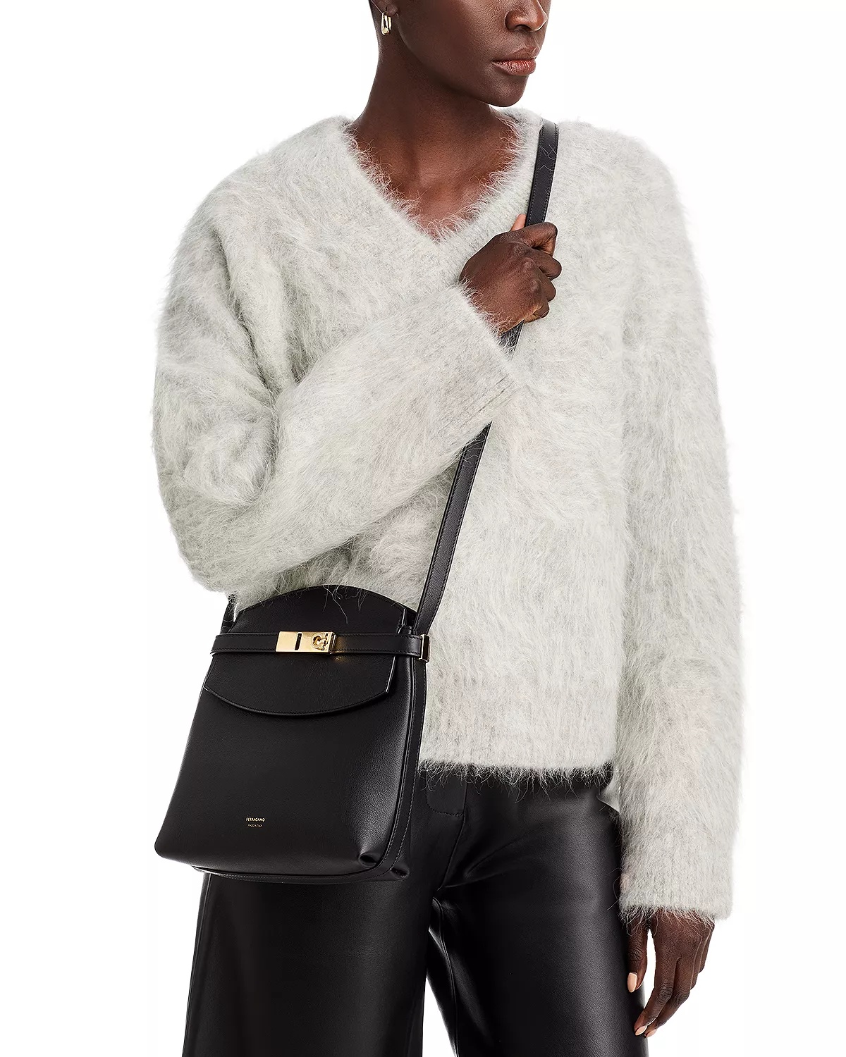 Soft Leather Messenger Bag - 2