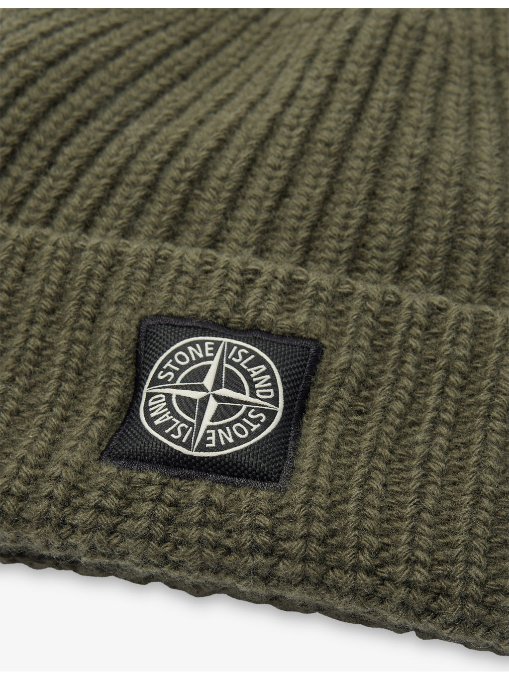 Brand-Patch Ribbed Wool Beanie - 2