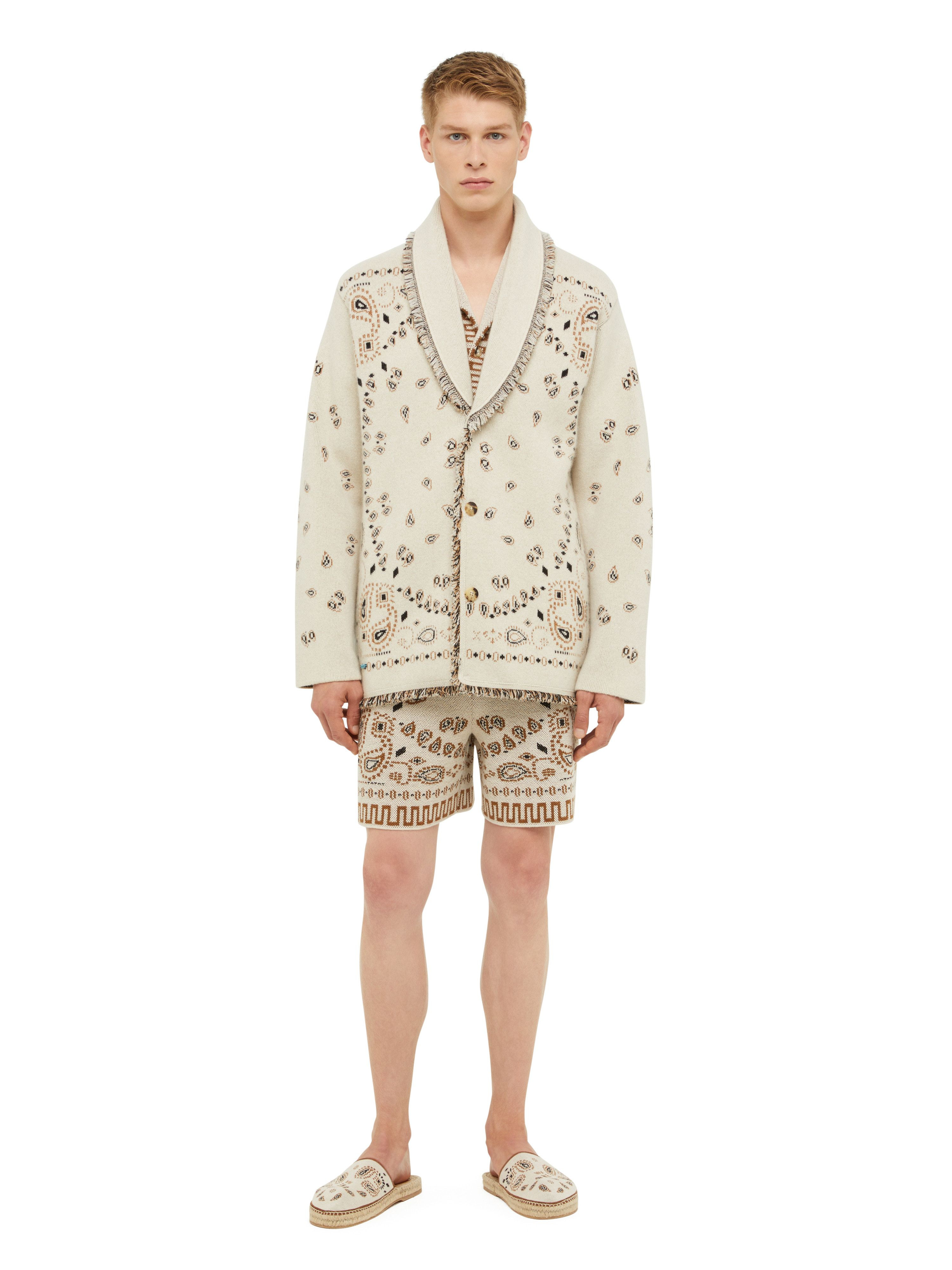 Bandana Jacquard Cardigan - 4