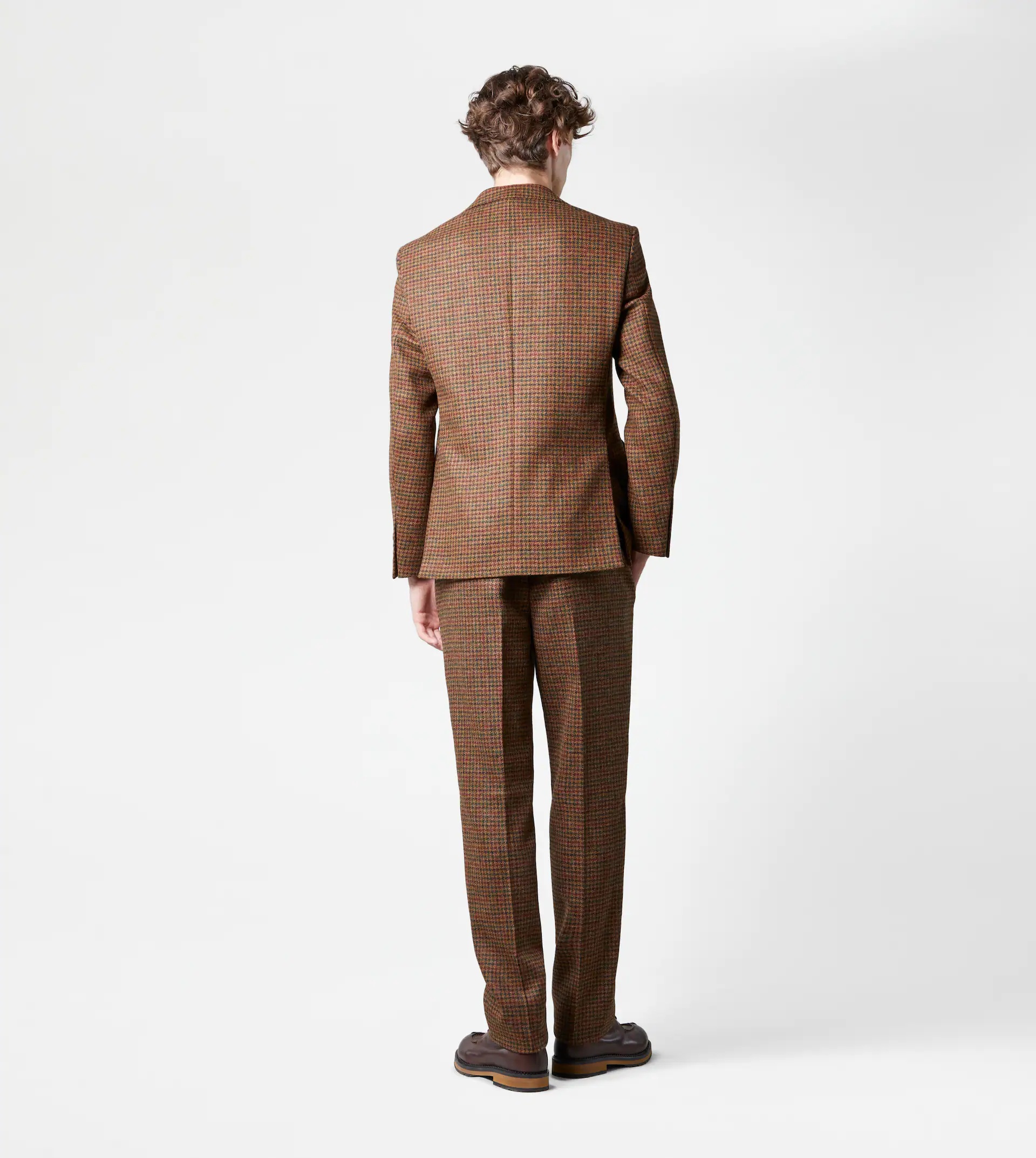 SHETLAND BLAZER - BROWN, RED - 3