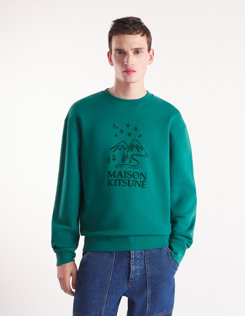 SKETCHED LANDSCAPE COMFORT SWEATSHIRT 3