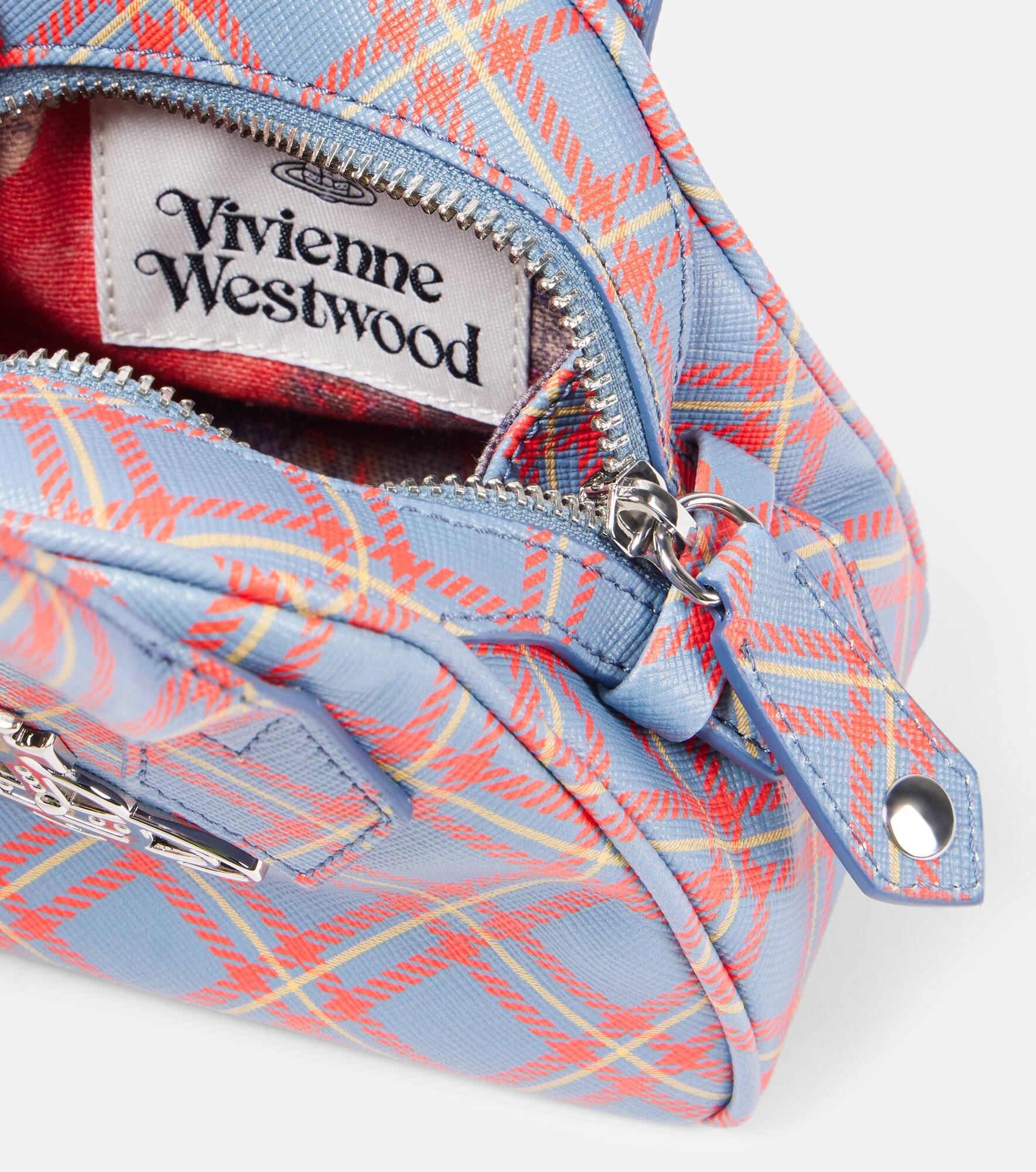 Yasmine Mini tartan tote bag - 3