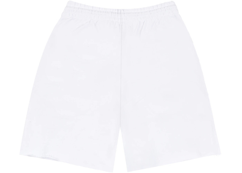 DENIM TEARS Denim Tears Denim University Sweat Shorts White outlook