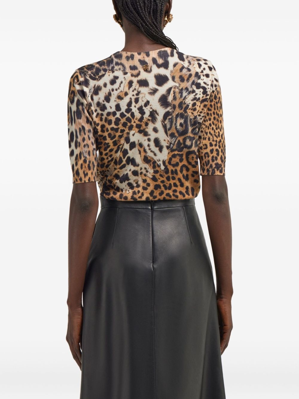 leopard-print T-Shirt - 5