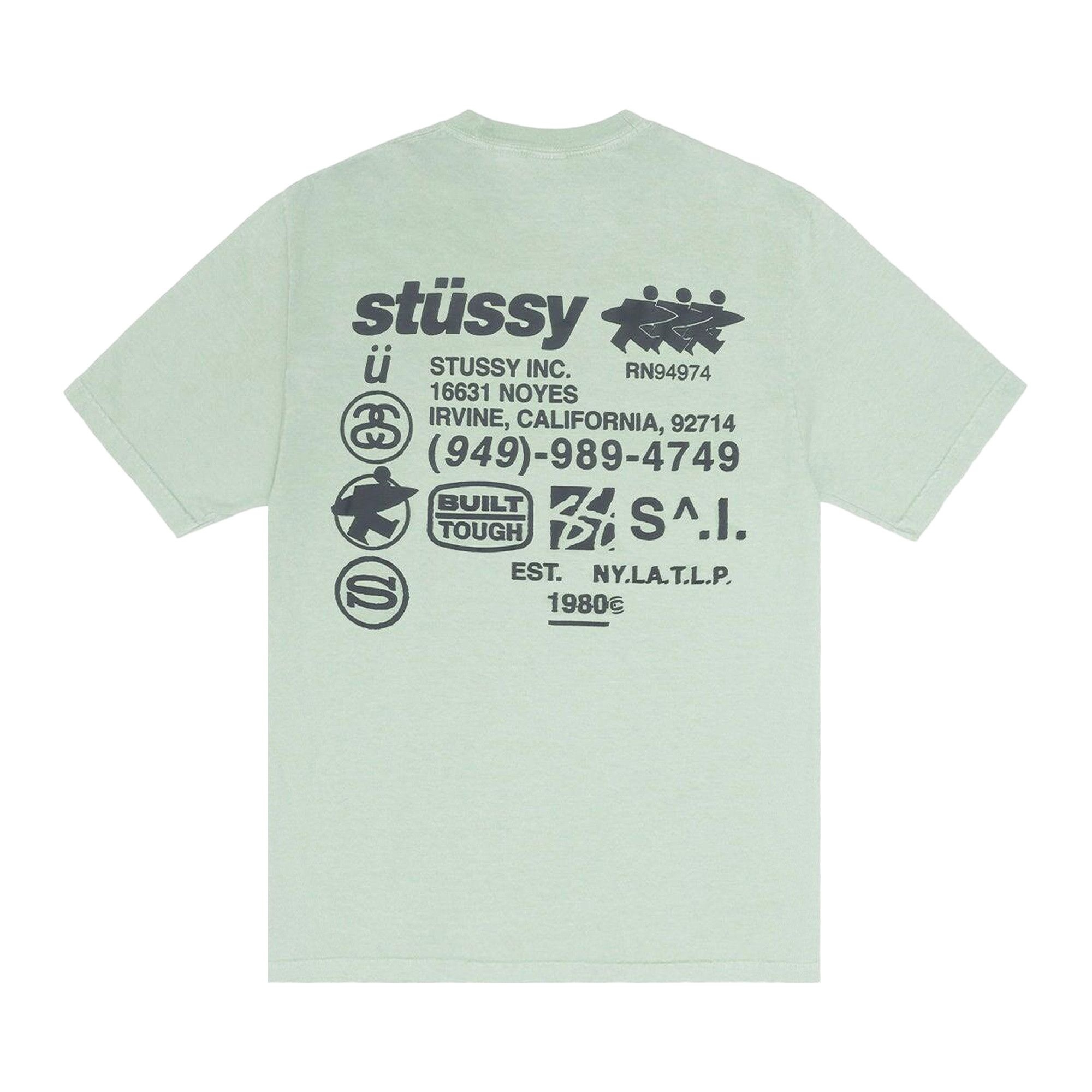 Stussy Pigment Dyed DNA Tee 'Granite' - 2