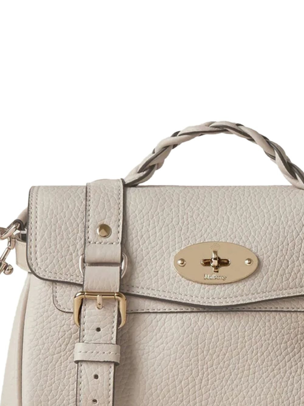 mini Alexa braided-handle buckle bag - 3