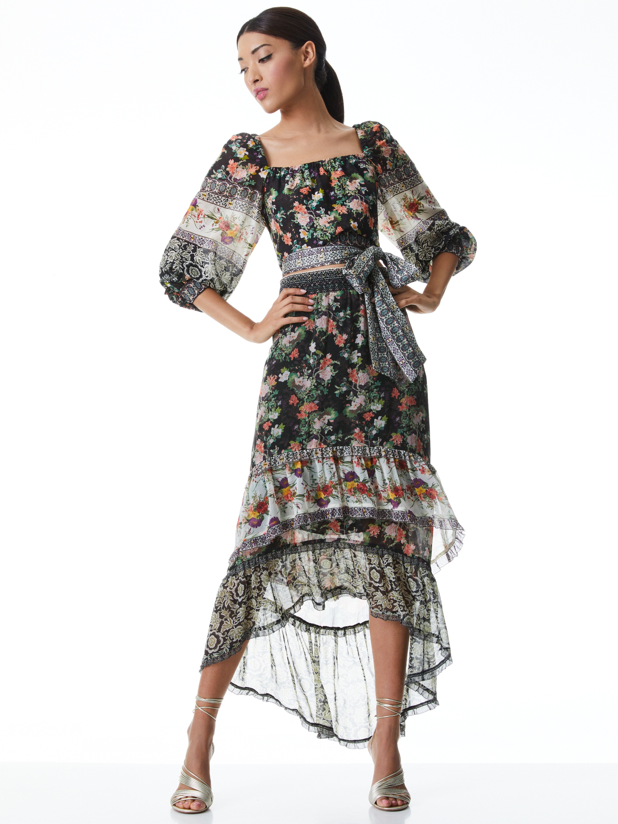 CARALIE HIGH LOW SKIRT - 5