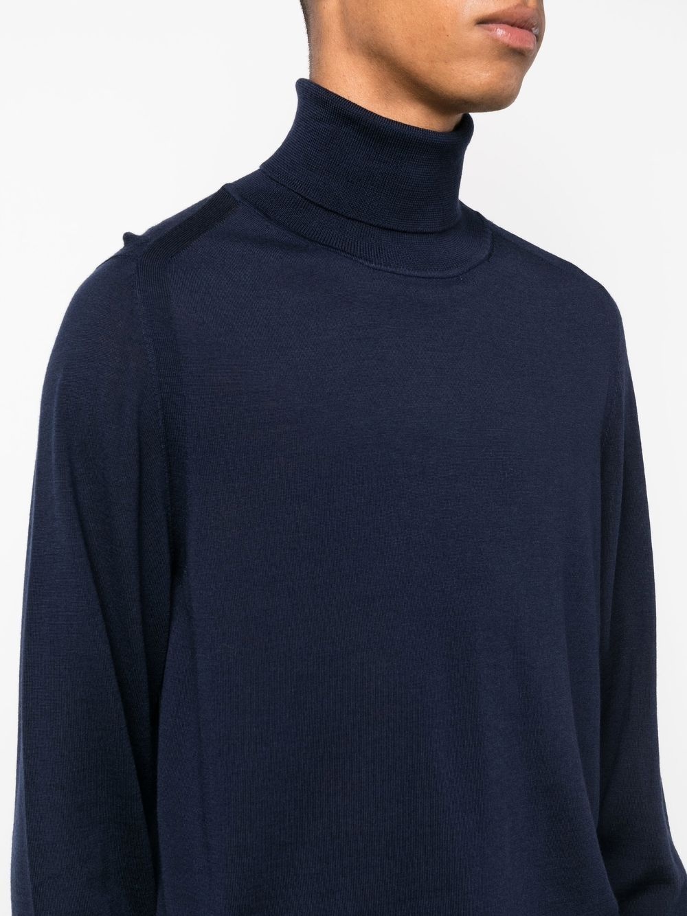 roll-neck long-sleeve jumper - 5