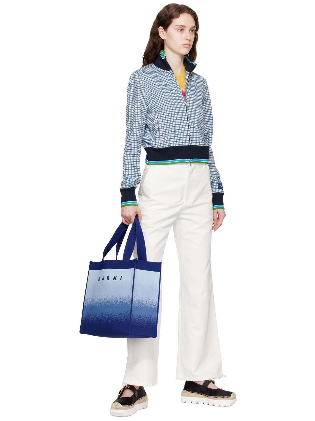 Blue Shopping Tote - 4