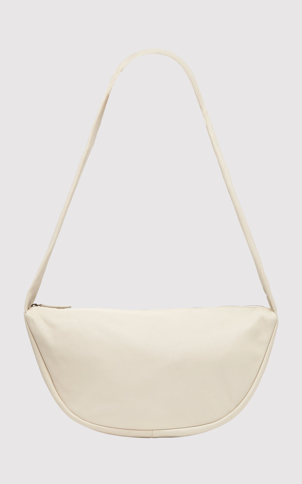 Soft Crescent Bag - Ecru - 4