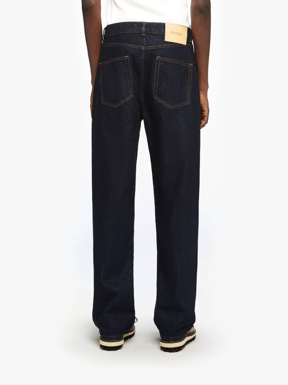 STRAIGHT LEG DENIM JEANS - 3