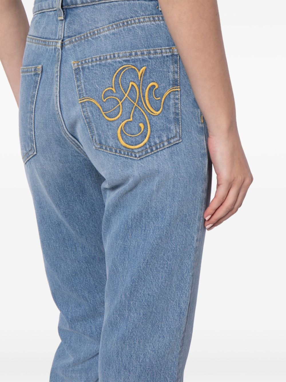 high-rise flared jeans - 5