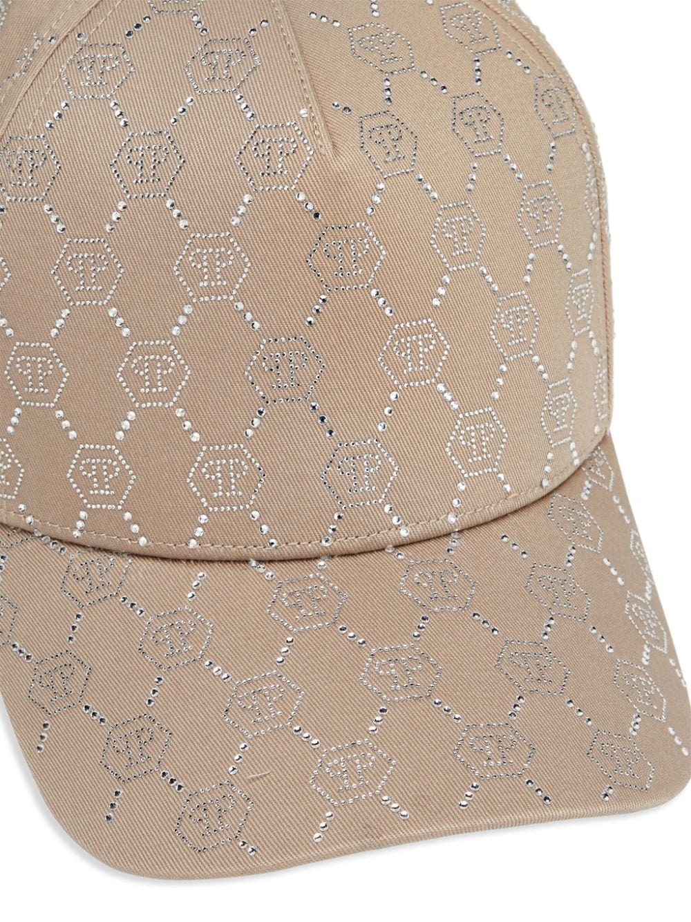 crystal-embellished baseball cap - 3