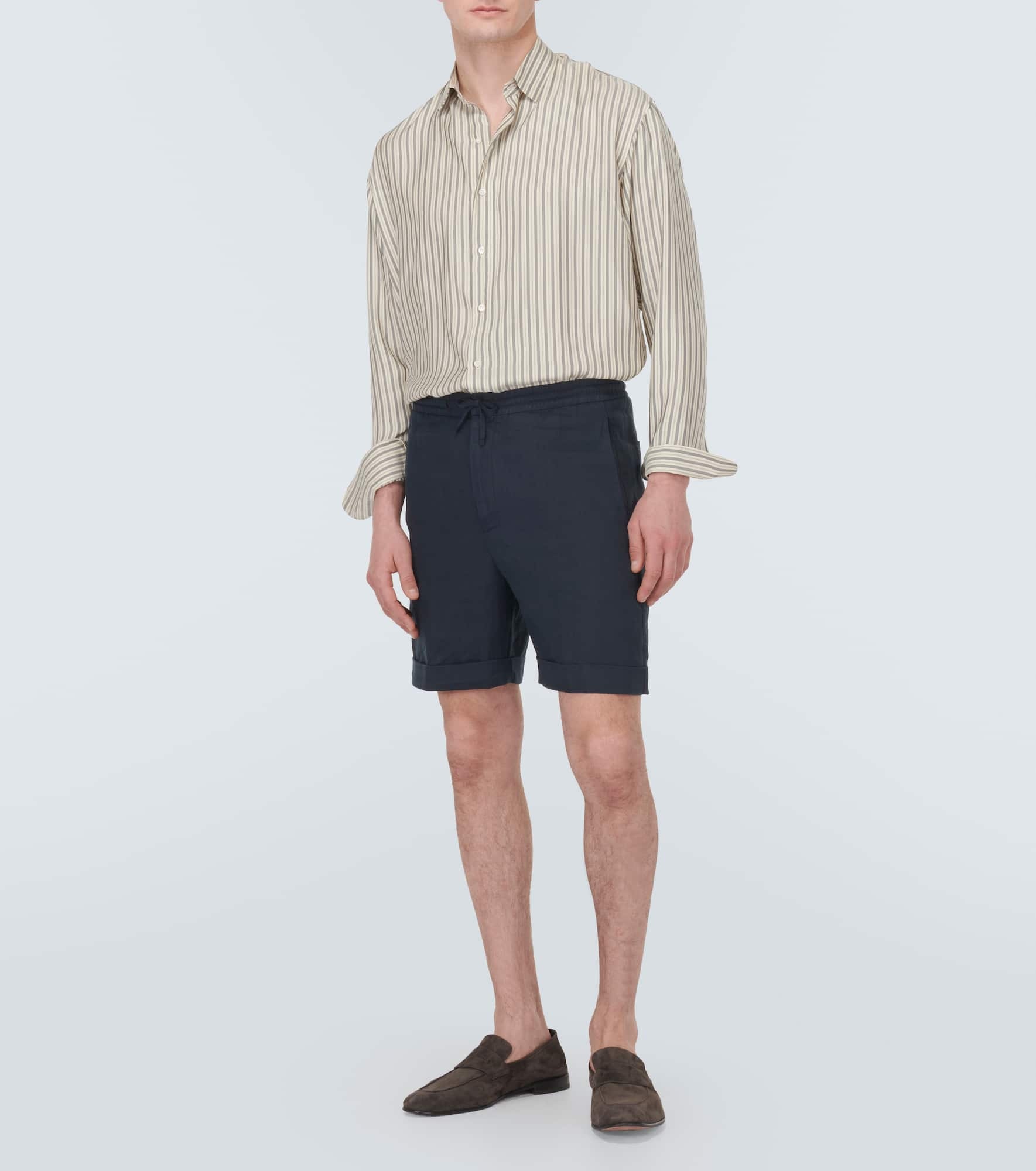 Linen Bermuda shorts - 2