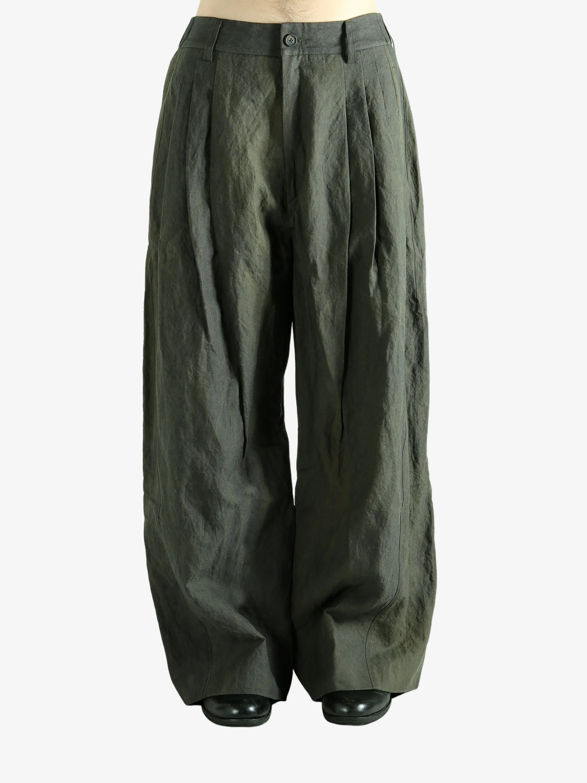 ZIGGY CHEN - Men Wide Leg Trousers - 1