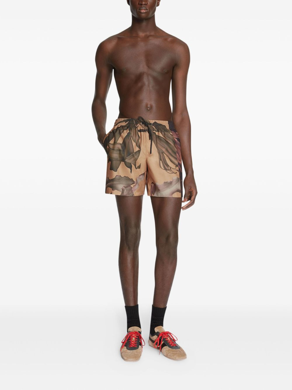 floral-print swim shorts - 2