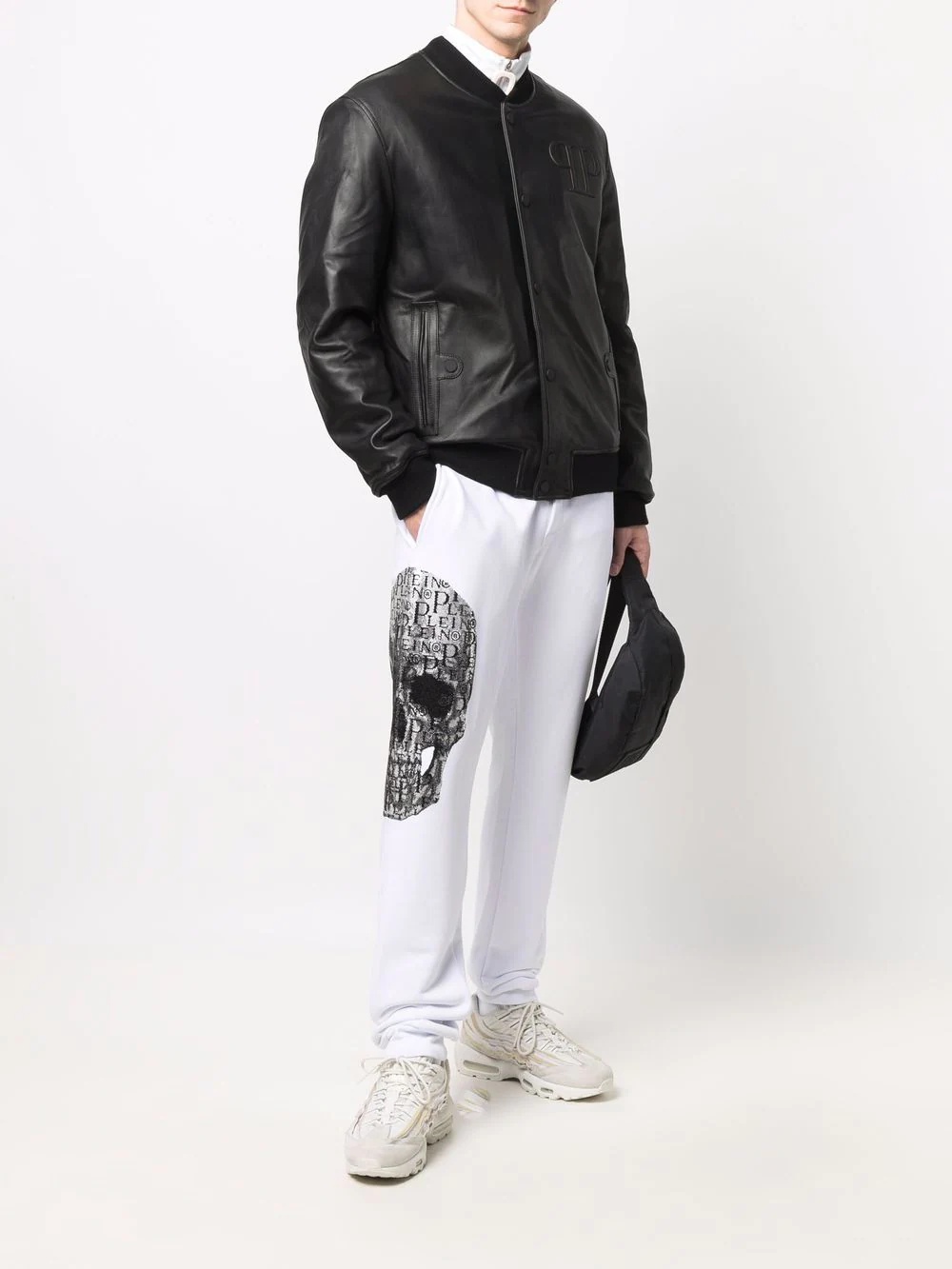 skull drawstring trousers - 2