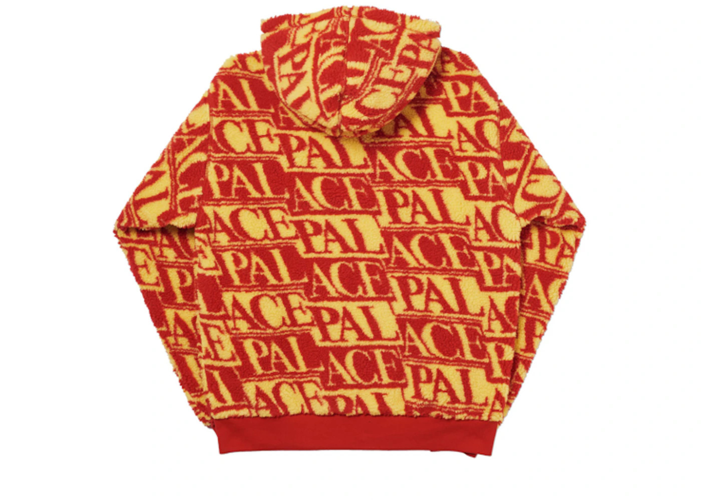 Palace J-Ard Fleece Jacket Red/Yellow - 2