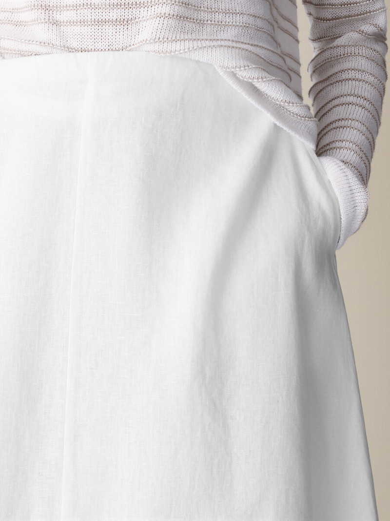 Organic Linen Half-Circle Skirt 5