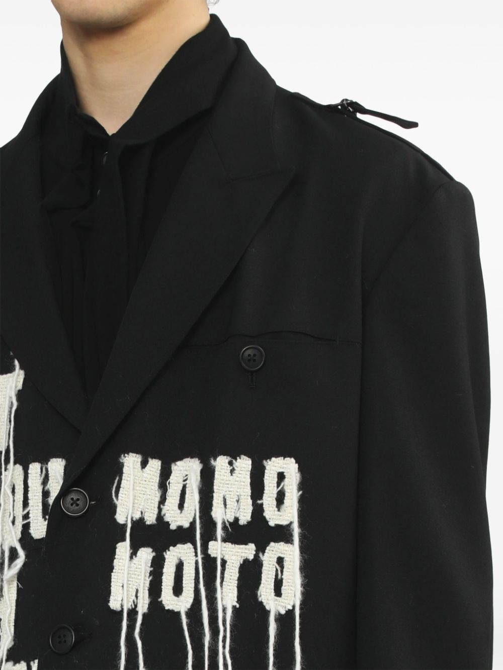 embroidered blazer - 5