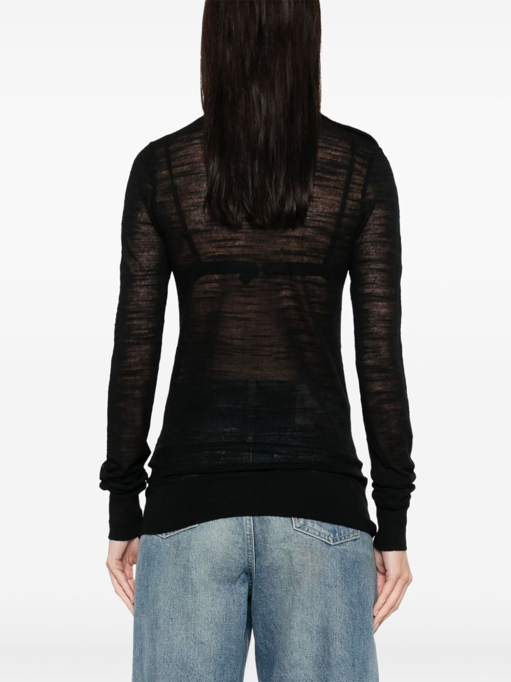 slubbed sweater - 4