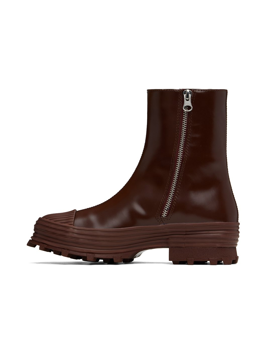 Burgundy Traktori Boots - 3