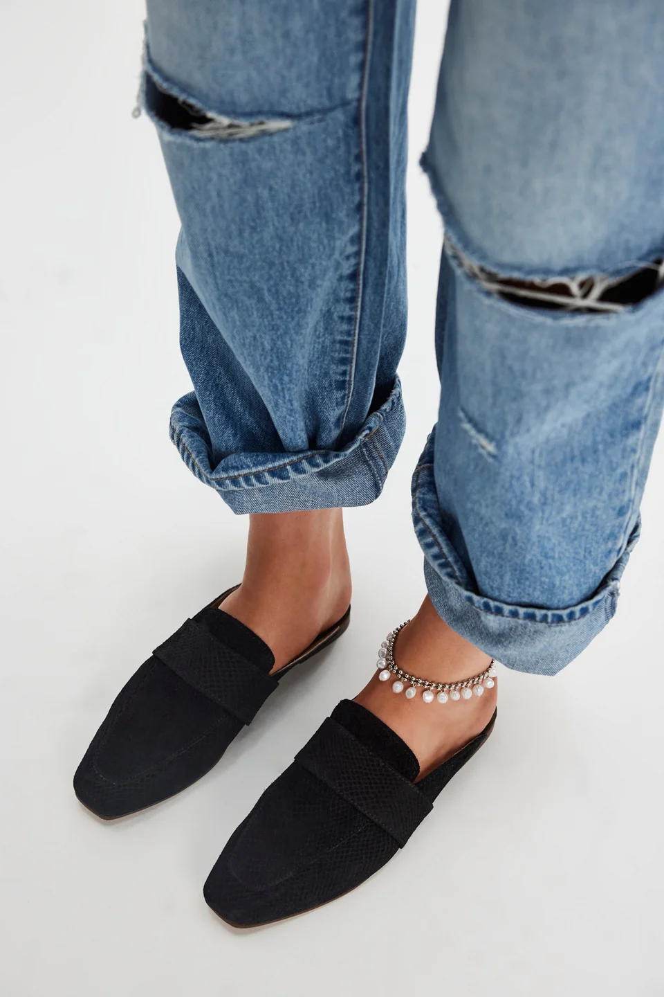 At Ease Embossed Loafers - 1