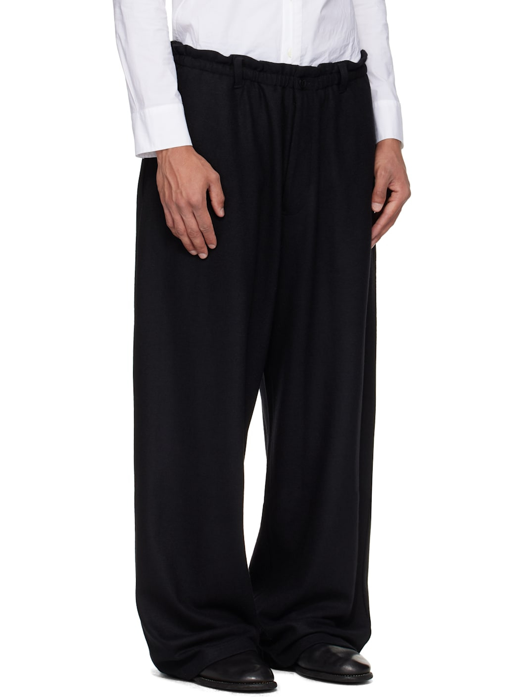 Black Jersey Sweatpants - 2