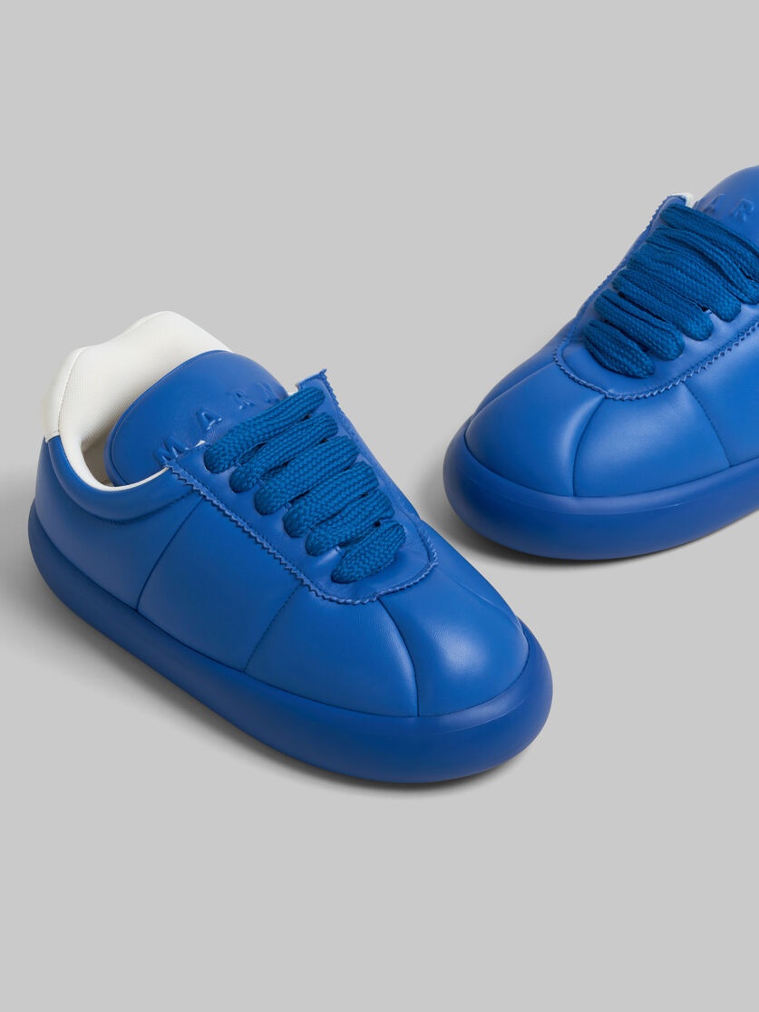 BLUE LEATHER BIGFOOT 2.0 SNEAKER - 5