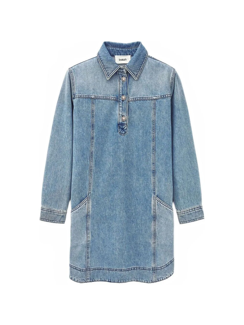 Tona buttoned denim dress - 1