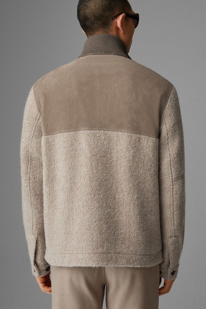 Phil Suede jacket in Pale brown - 3