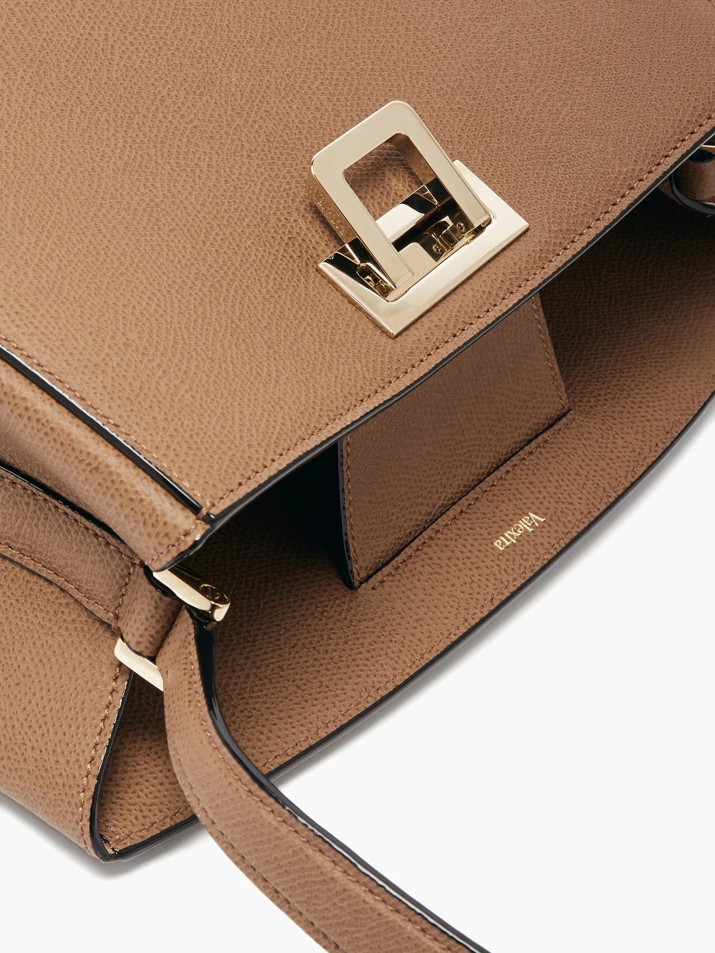 Brera Saffiano-leather shoulder bag - 6