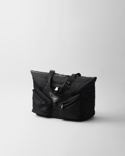 Prada Re-Nylon and leather travel bag outlook
