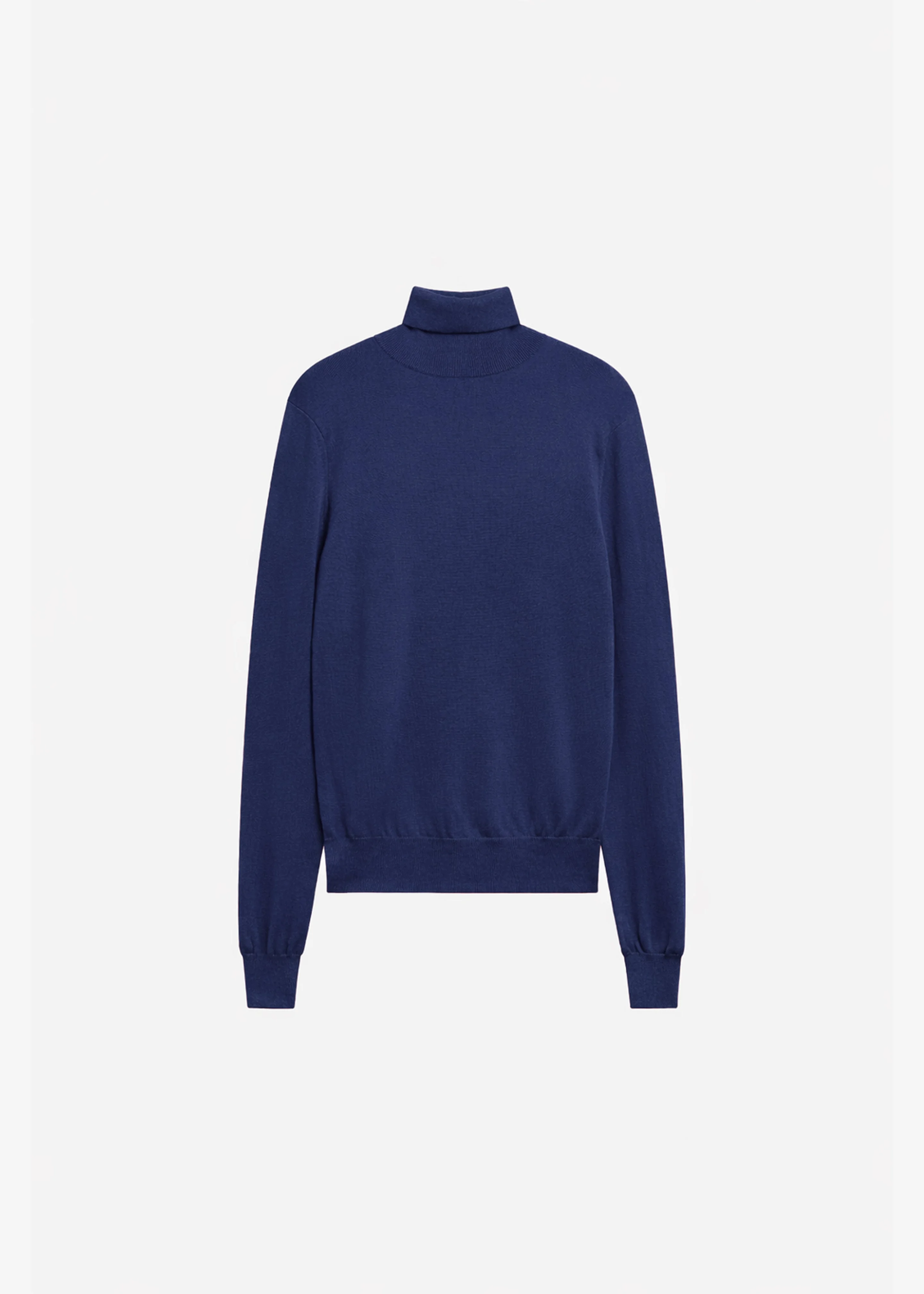 Eve Thin Turtleneck Sweater - Blue - 1