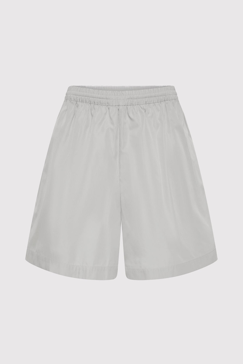 Paper Taffeta Short - Silver / Off White 1
