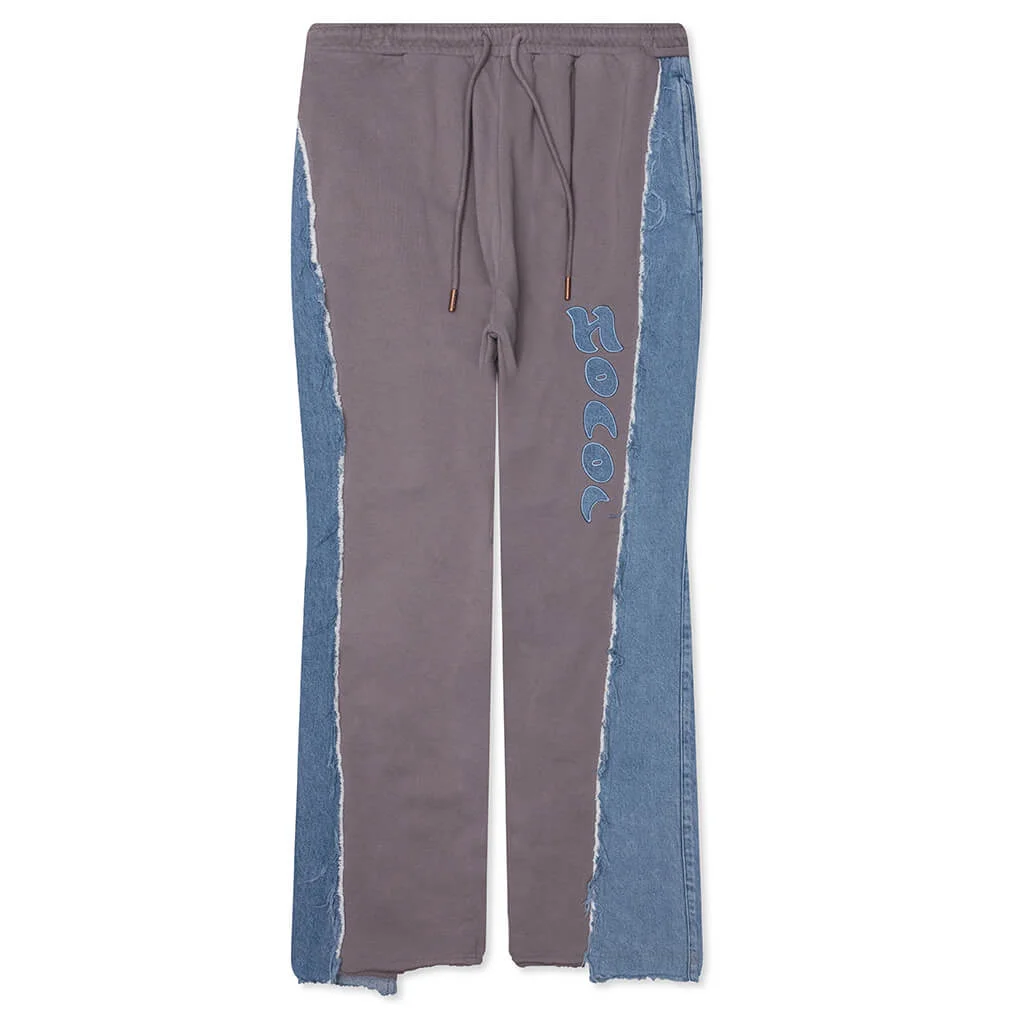DENIM SWEATPANT - GREY - 1