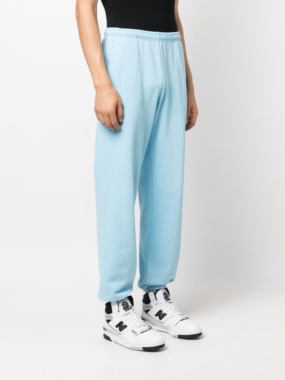 logo-print cotton track pants - 4