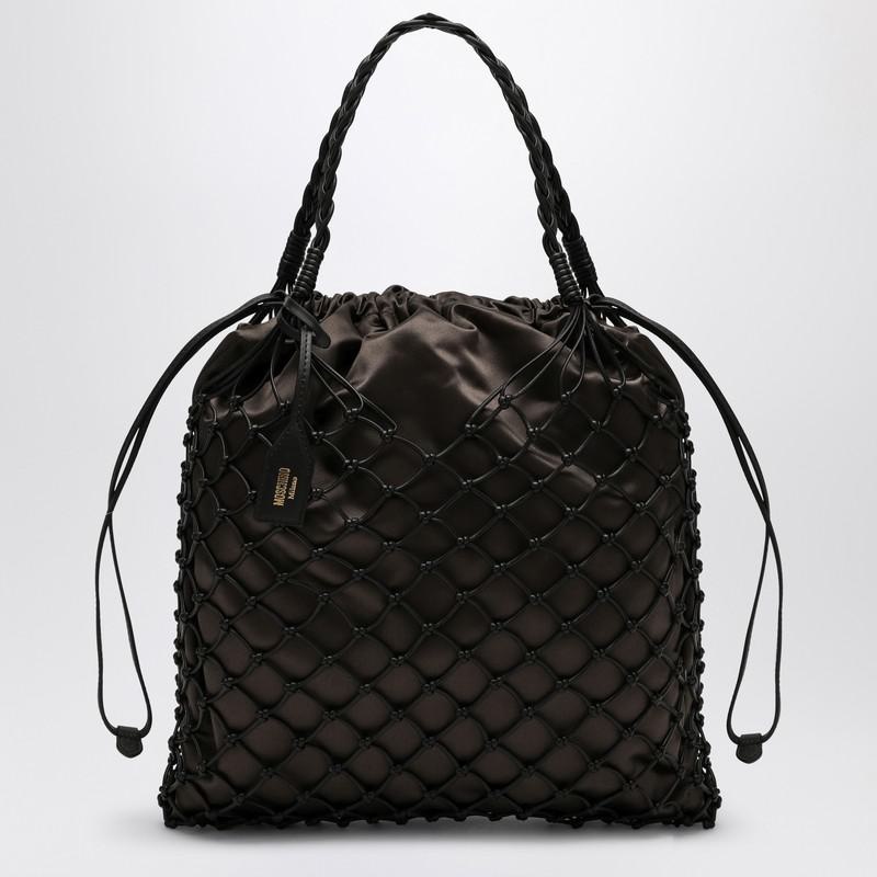 バッグ・カバンその他 Moschino Basket Net black nappa bag Moschino Basket Net black nappa bag