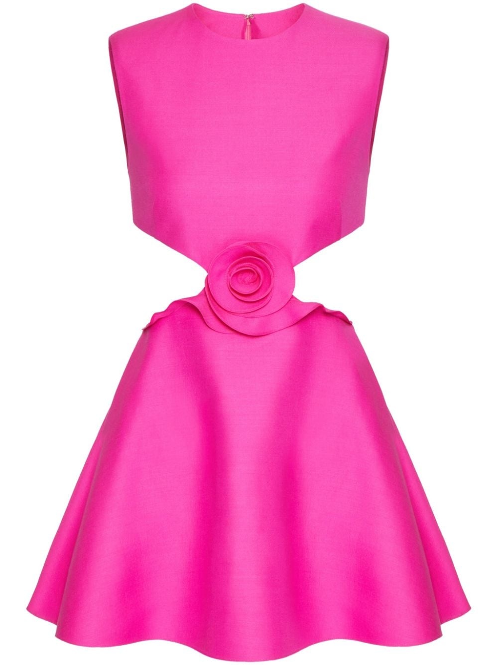 Valentino Garavani Cady Couture feather-trim dress - Pink