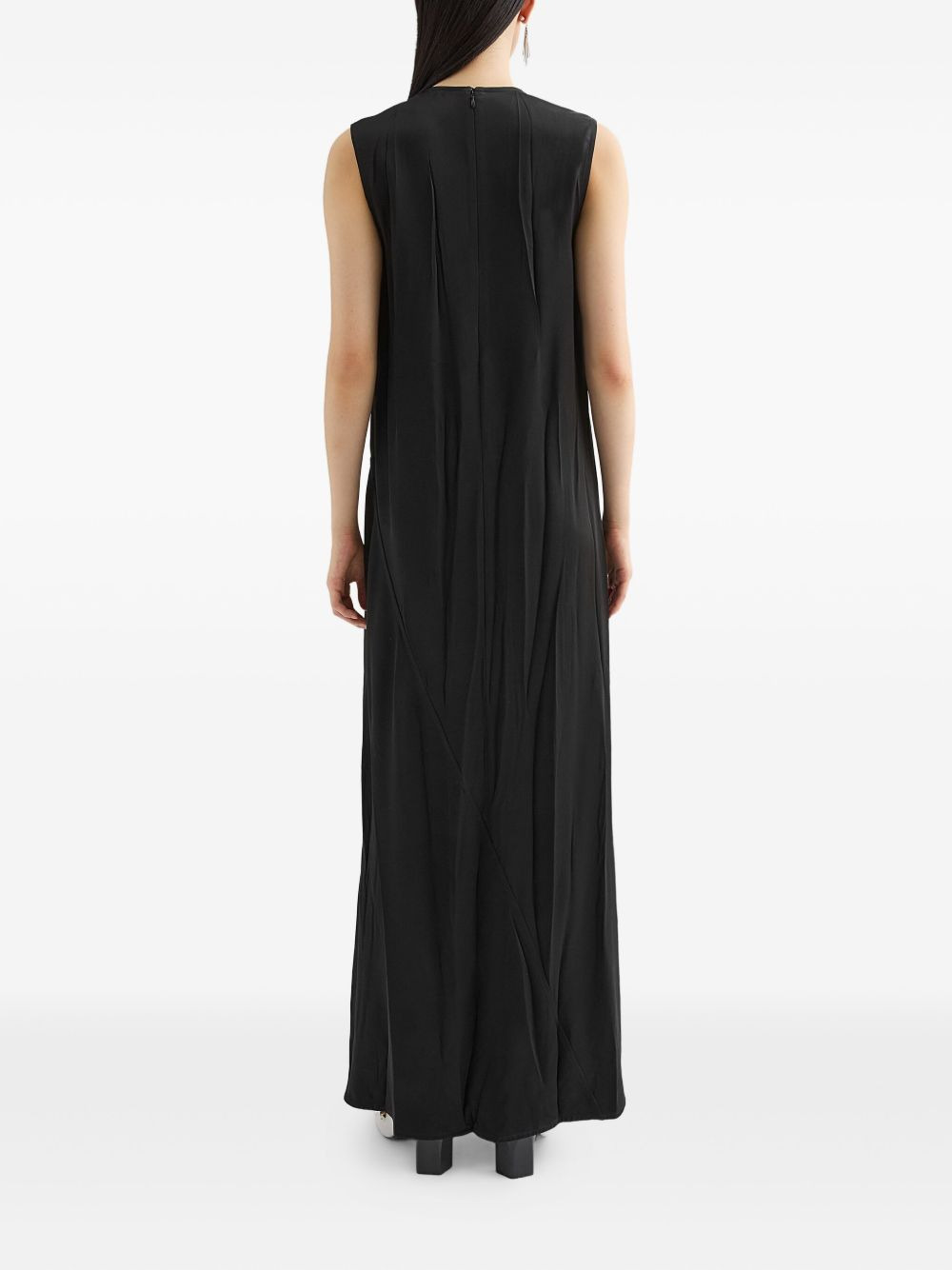 satin maxi dress - 5