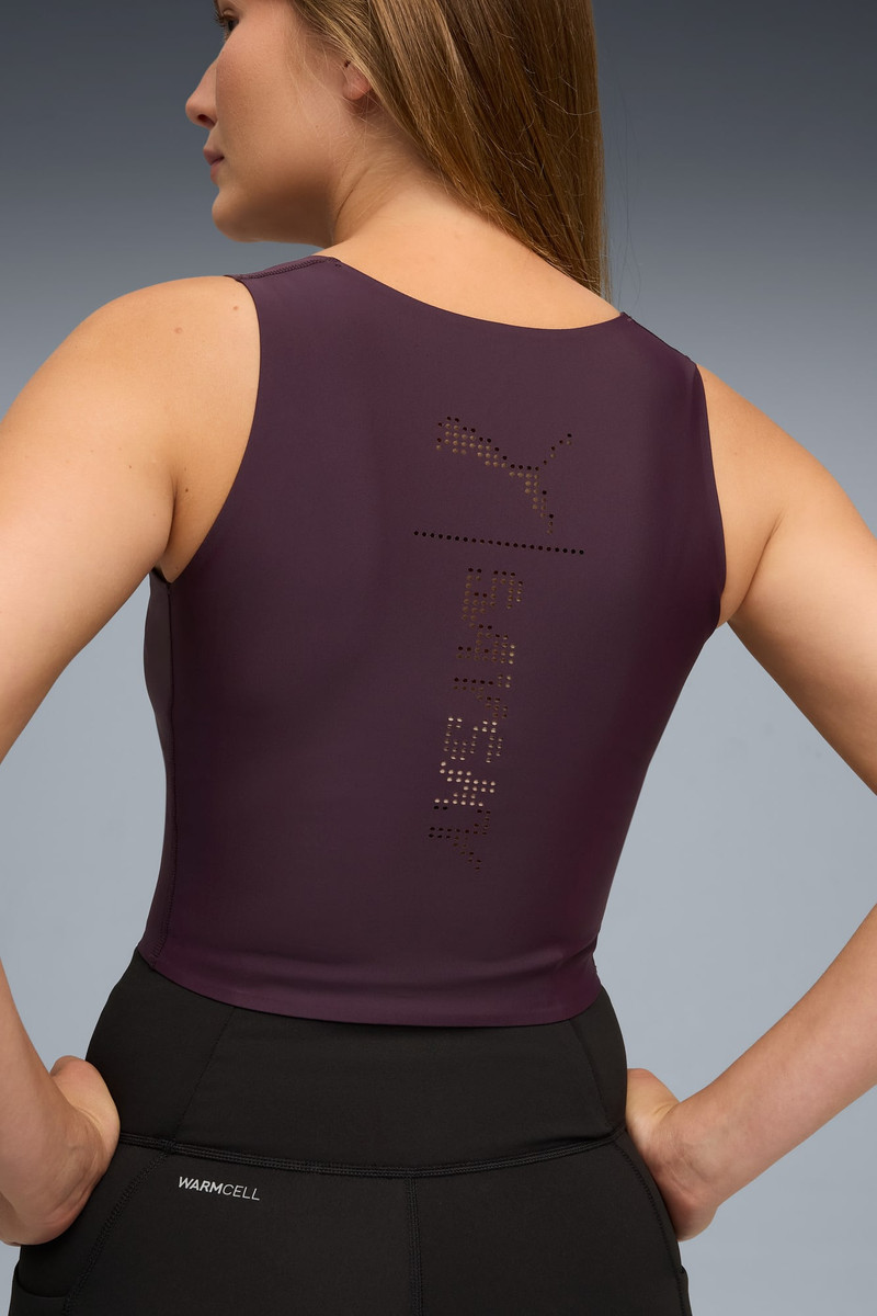 PUMA x SAYSKY Women's Moisture Wicking Running Crop Tank 4