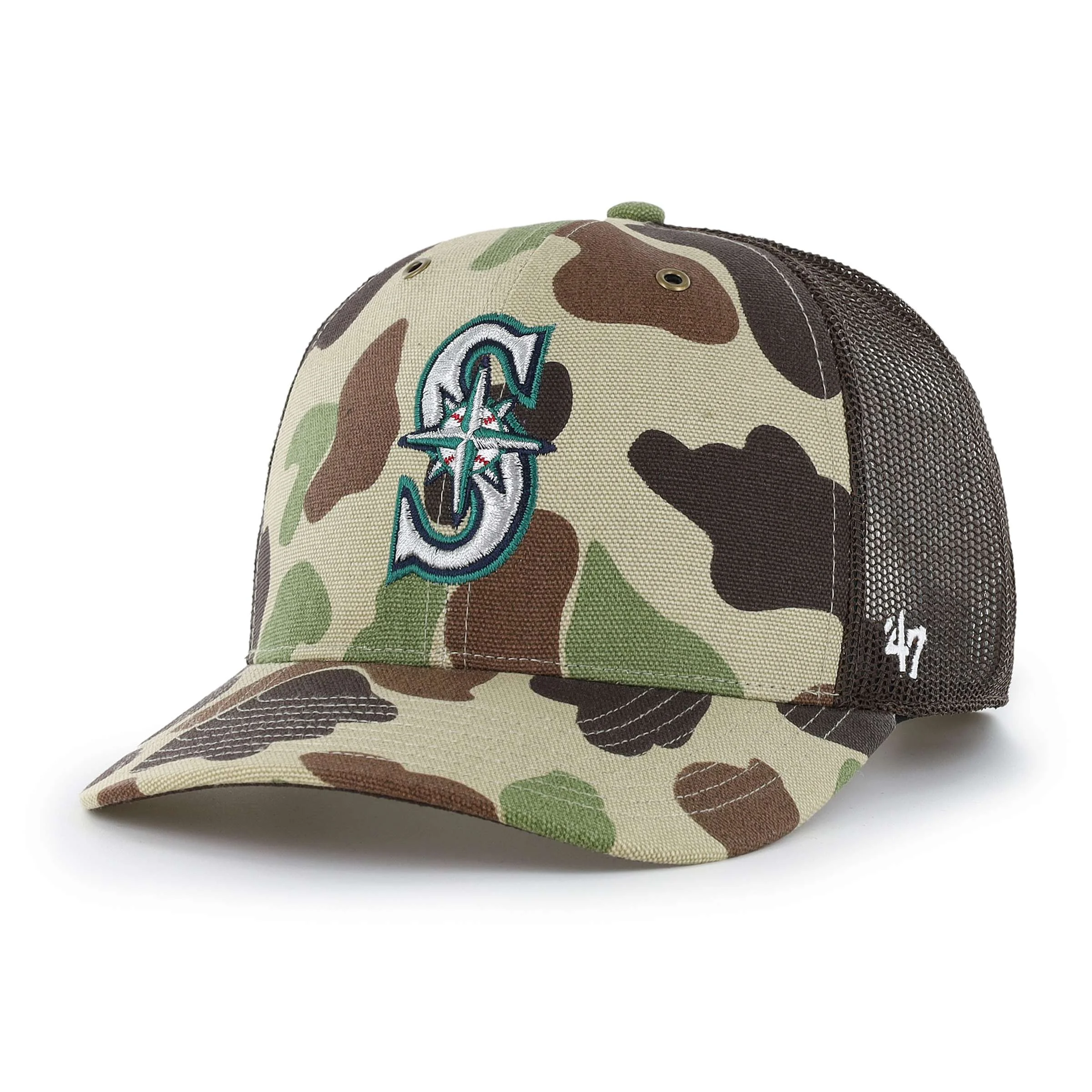 Seattle Mariners '47 Camo Trucker - 1