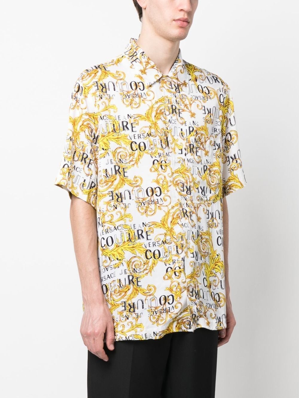 baroque-print short-sleeve shirt - 3