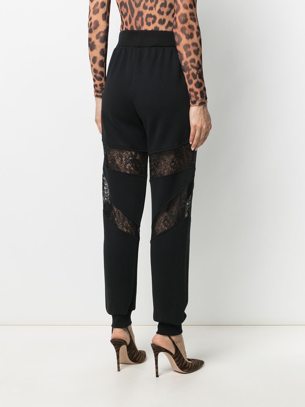 lace panels joggings - 4