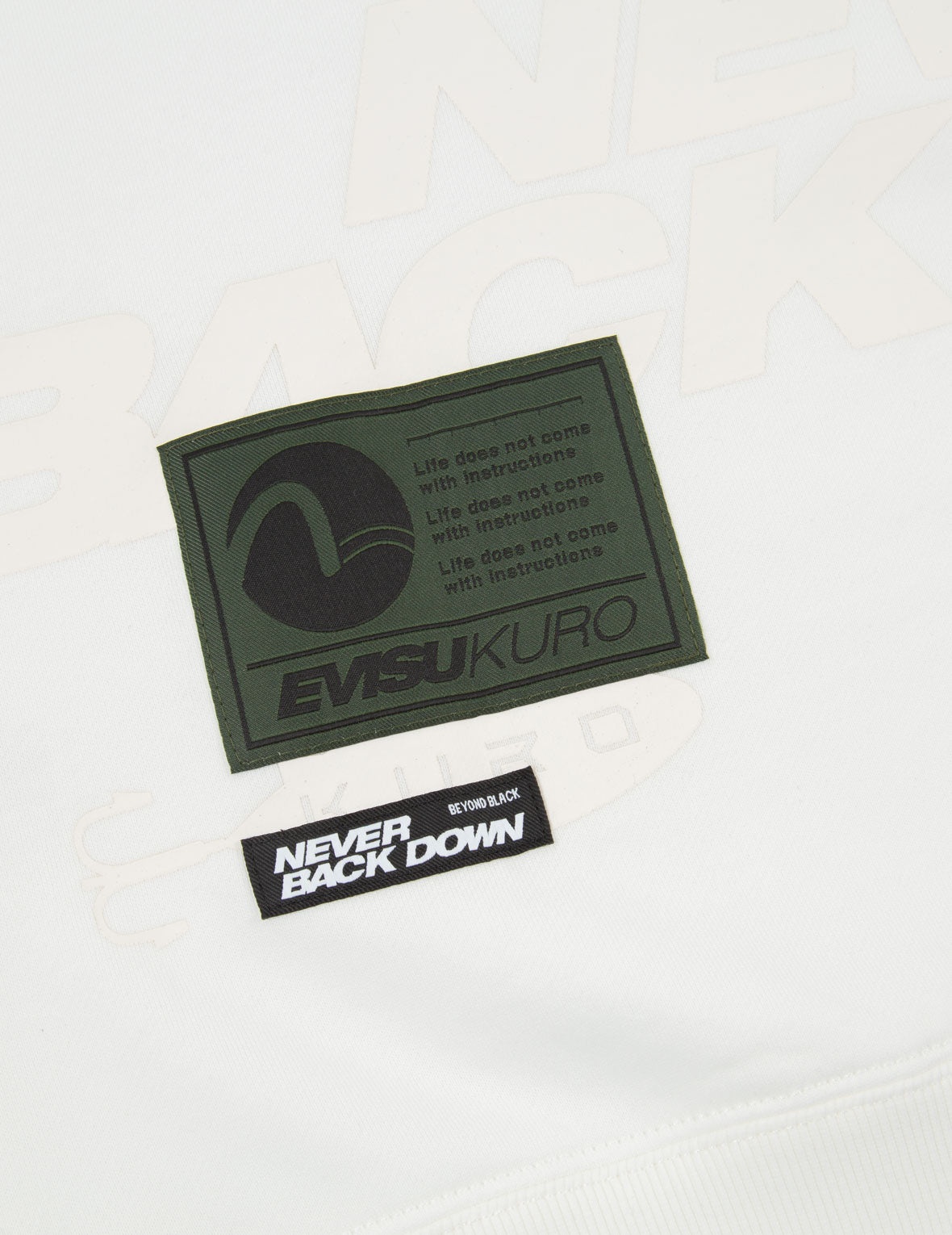 Transparent Seagull Badge Logo Print Sweatshirt - 7