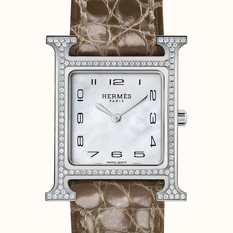 Hermès Heure H watch, 21 x 21 mm outlook