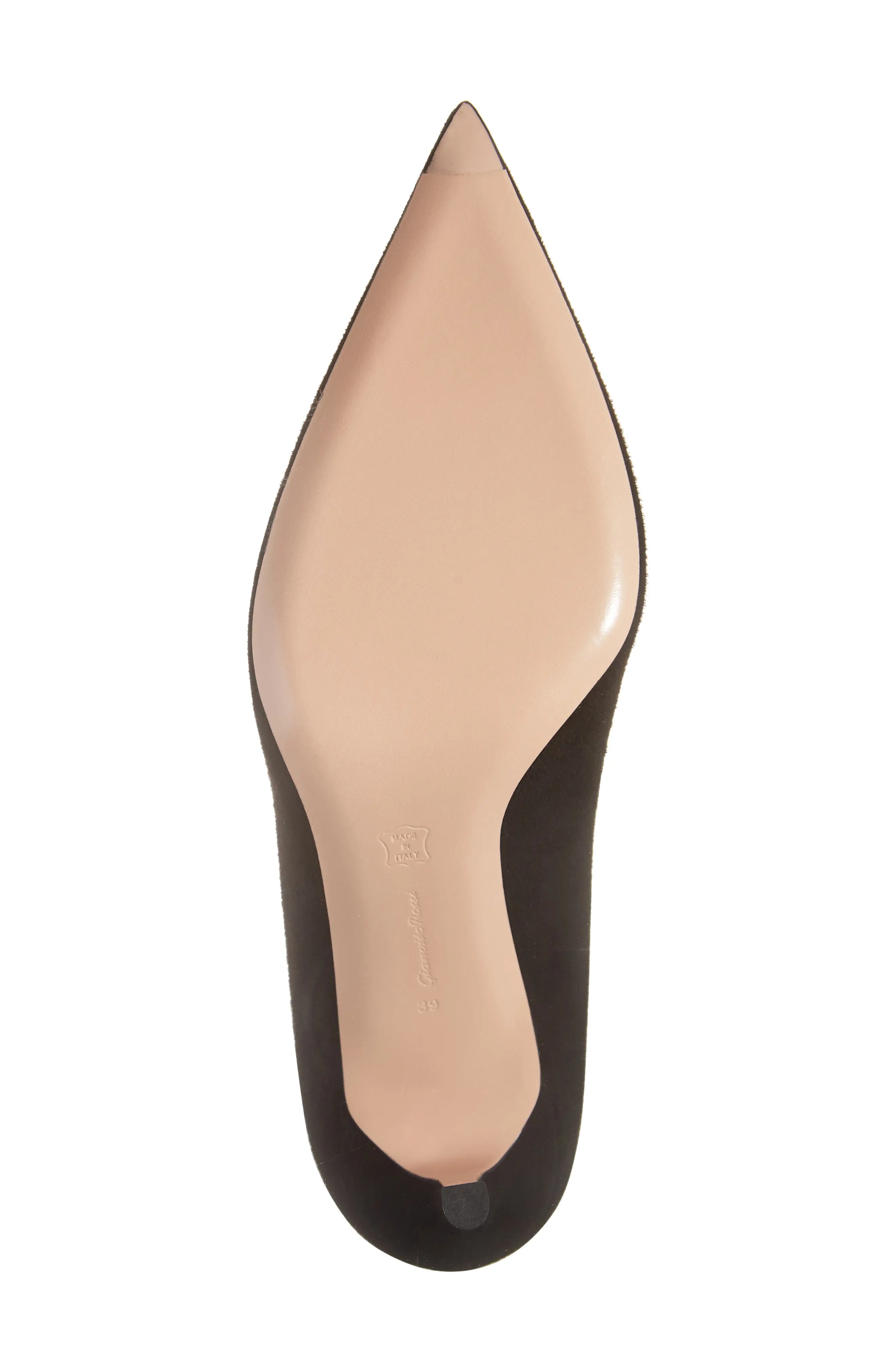 Pointed Toe Suede Pump - 6