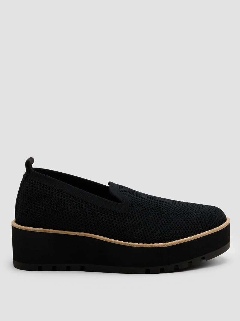Ergos Recycled Stretch Knit Platform Loafer 1