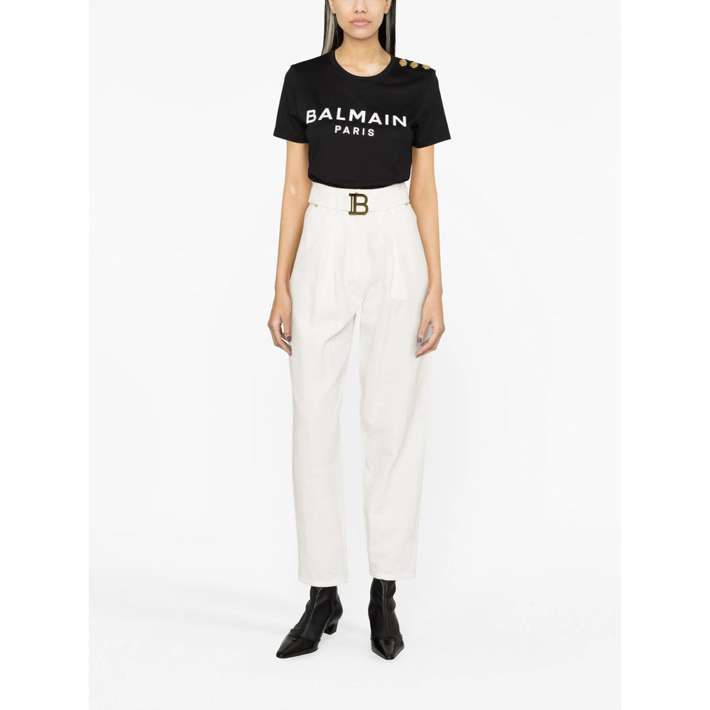 Balmain Black Tops - T-Shirts & Jerseys Women - 2